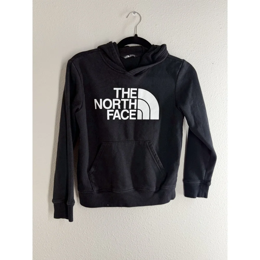 The North Face Youth Boys Hoodie Sweatshirt Black Size‎ MEDIUM 10